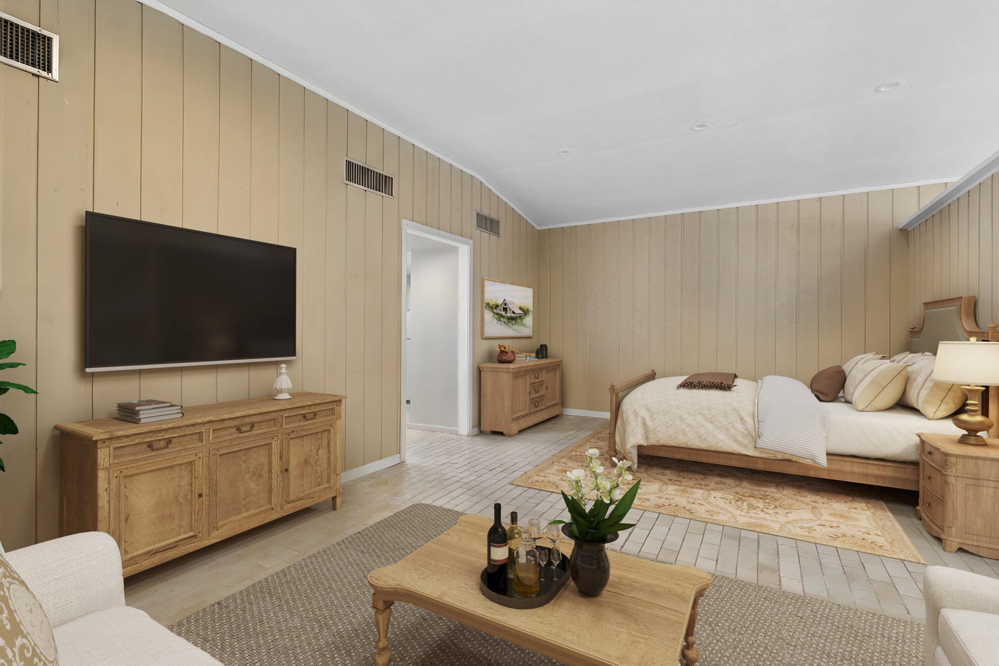 2935 West Fm 1462 Rosharon, TX 77583 - Photo 42 of 50 Virtually Staged: Designed with comfort and function in mind, this pool house suite is a natural extension of laid-back ranch life.