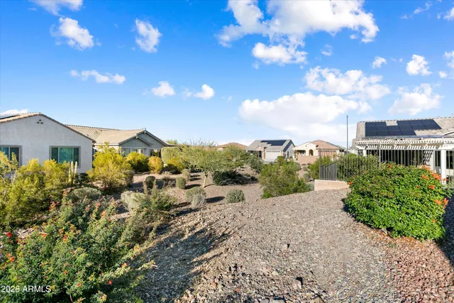 a view of a patio with swimming pool