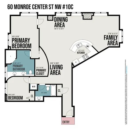 $389,900 | 60 Monroe Center Street Northwest, Unit 10C, Grand Rapids, MI 49503