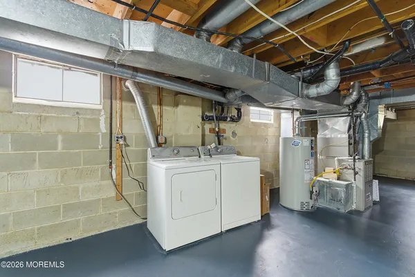 a view of a storage & utility room