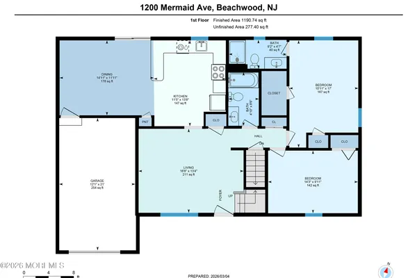 $509,000 | 1200 Mermaid Avenue, Beachwood, NJ 08722