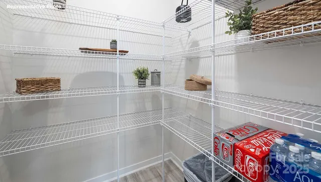 a view of storage and utility room