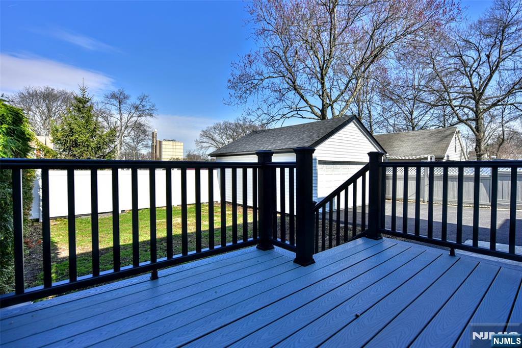 100 Chestnut Street Rochelle Park, NJ 07662 - Photo 31 of 42 a view of a wooden deck