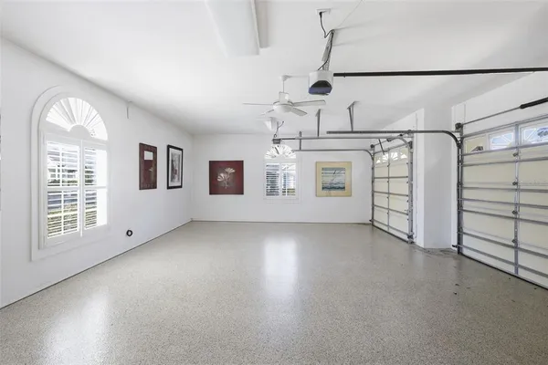 a balcony view with a glass door