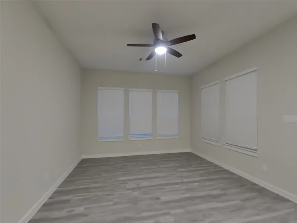 a view of kitchen with stainless steel appliances kitchen island