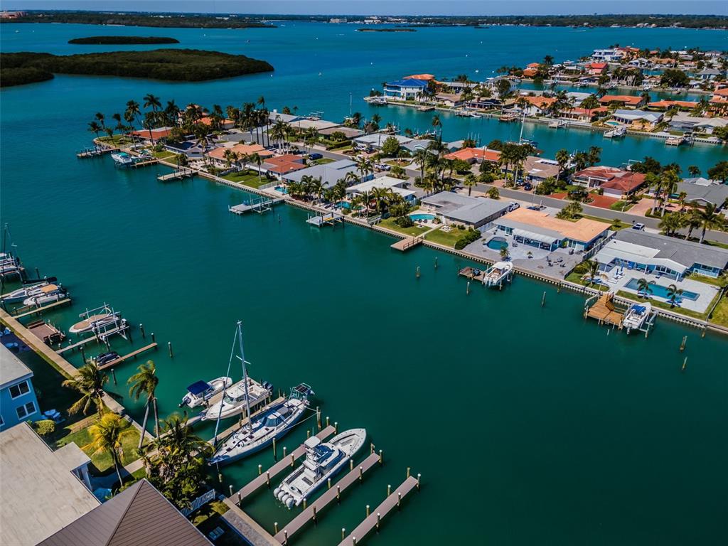 12305 3rd Street East, Unit 2 Treasure Island, FL 33706 - Photo 5 of 63 an aerial view of a house with a ocean view