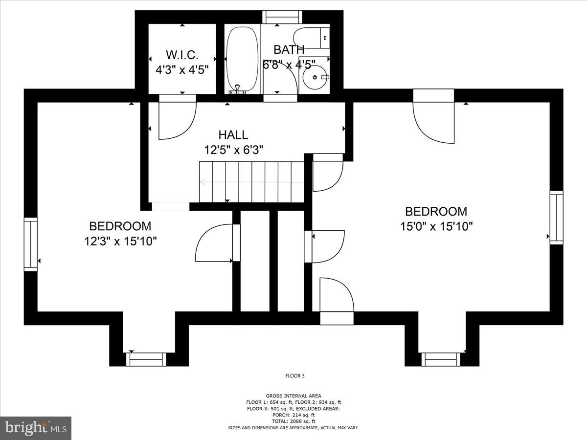 10329 Greentop Road Cockeysville, MD 21030 - Photo 33 of 34 2nd floor layout