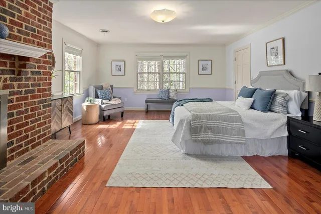 a view of a room with painted walls