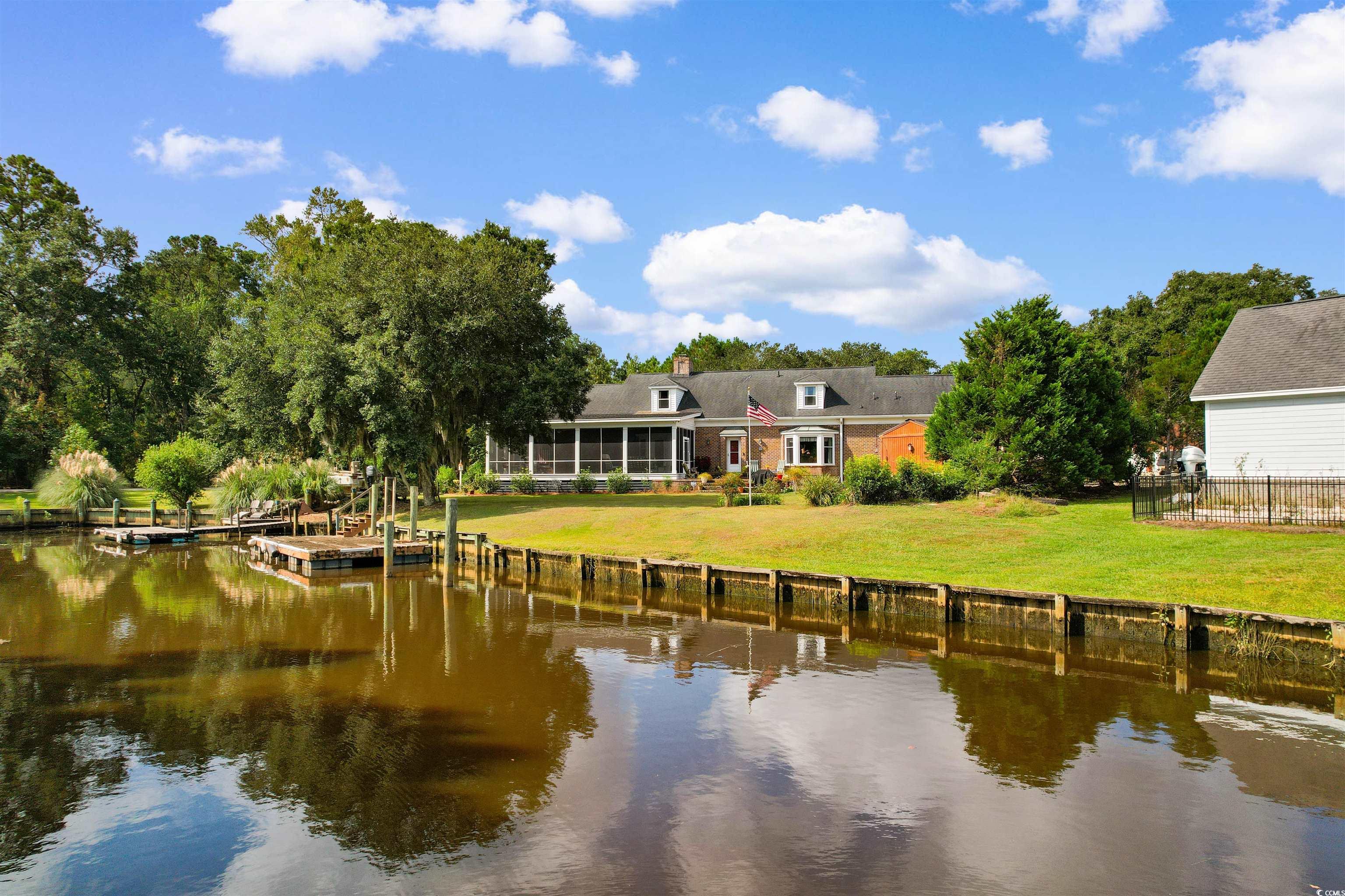 14 Live Oak Lane Georgetown, SC 29440 - Photo 32 of 40 Water view with a boat dock