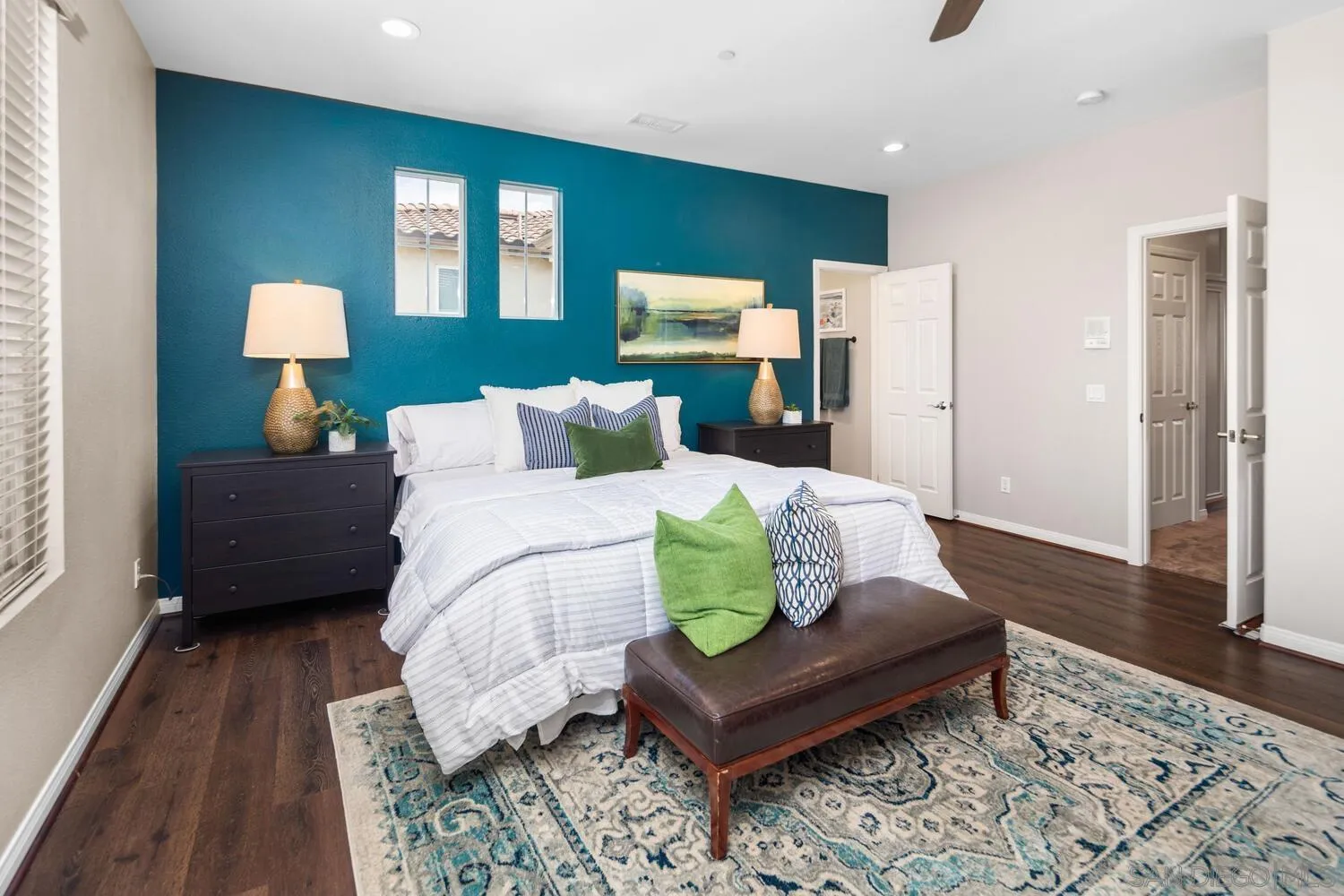 16327 Pinto Ridge Drive 4S Ranch, CA 92127 - Photo 44 of 74 a living room with furniture and wooden floor