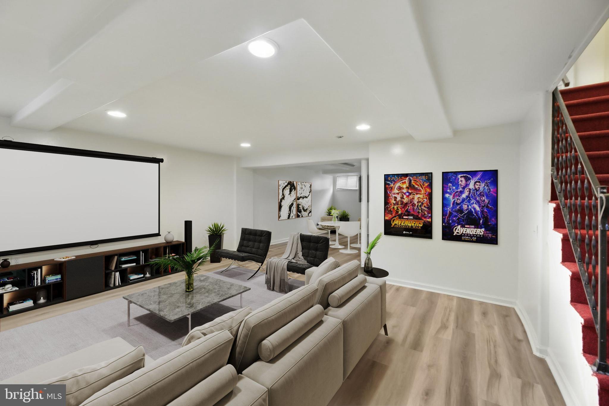5509 Lothian Road Baltimore, MD 21212 - Photo 23 of 31 a living room with furniture and wall paintings