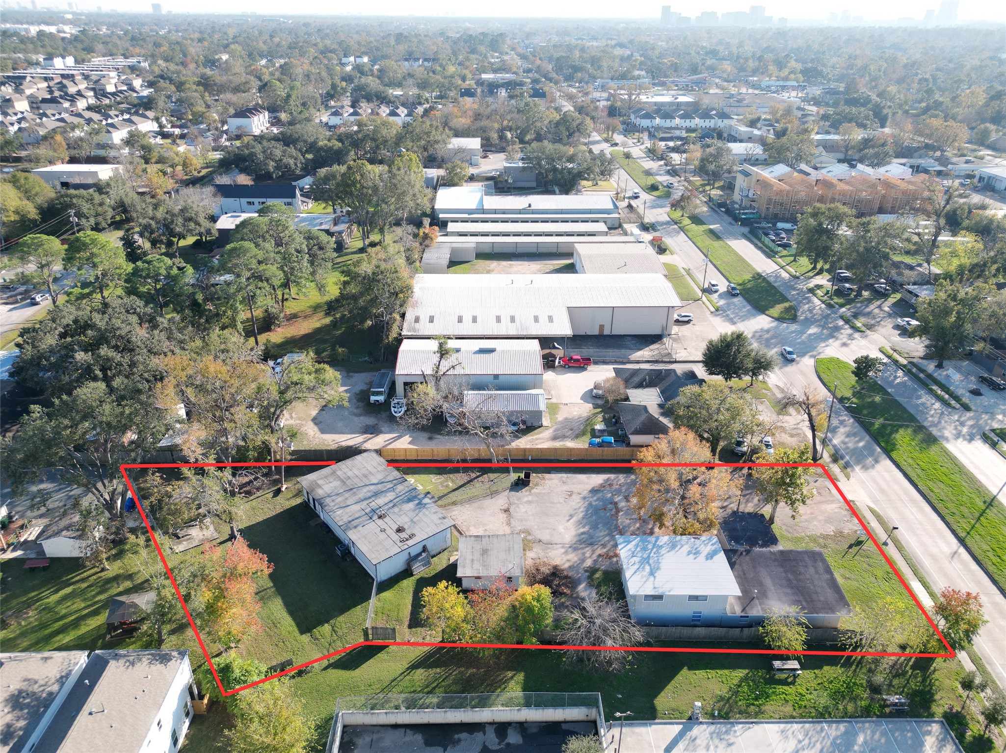 2320 Blalock Road Houston, TX 77080 - Photo 1 of 12 an aerial view of residential houses with outdoor space and parking