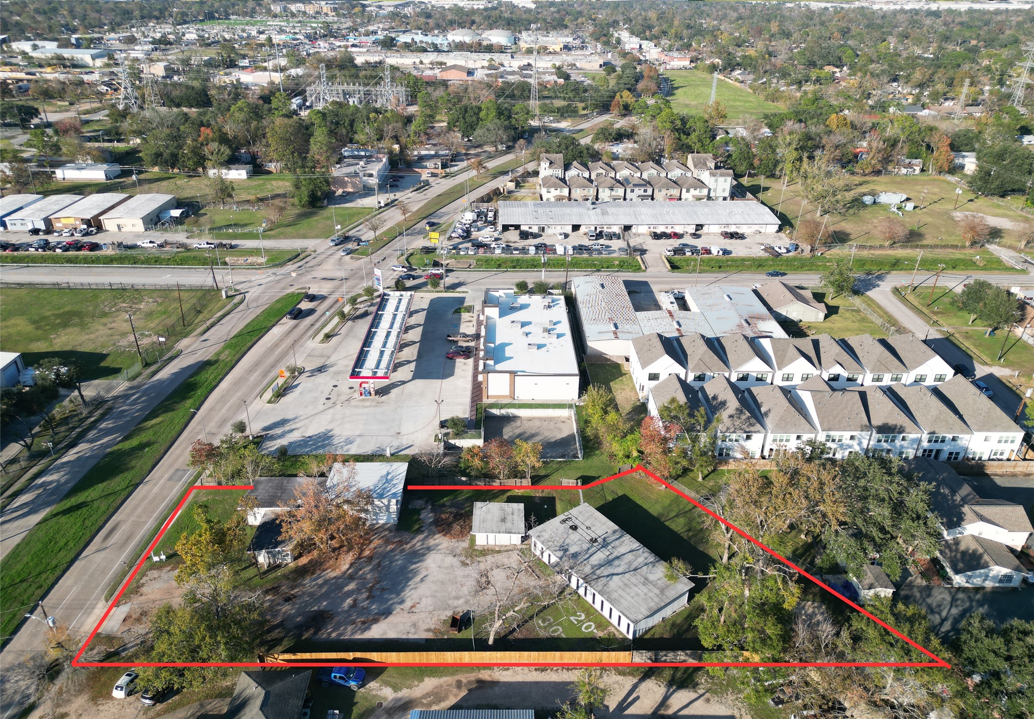 2320 Blalock Road Houston, TX 77080 - Photo 3 of 12 an aerial view of residential houses with outdoor space
