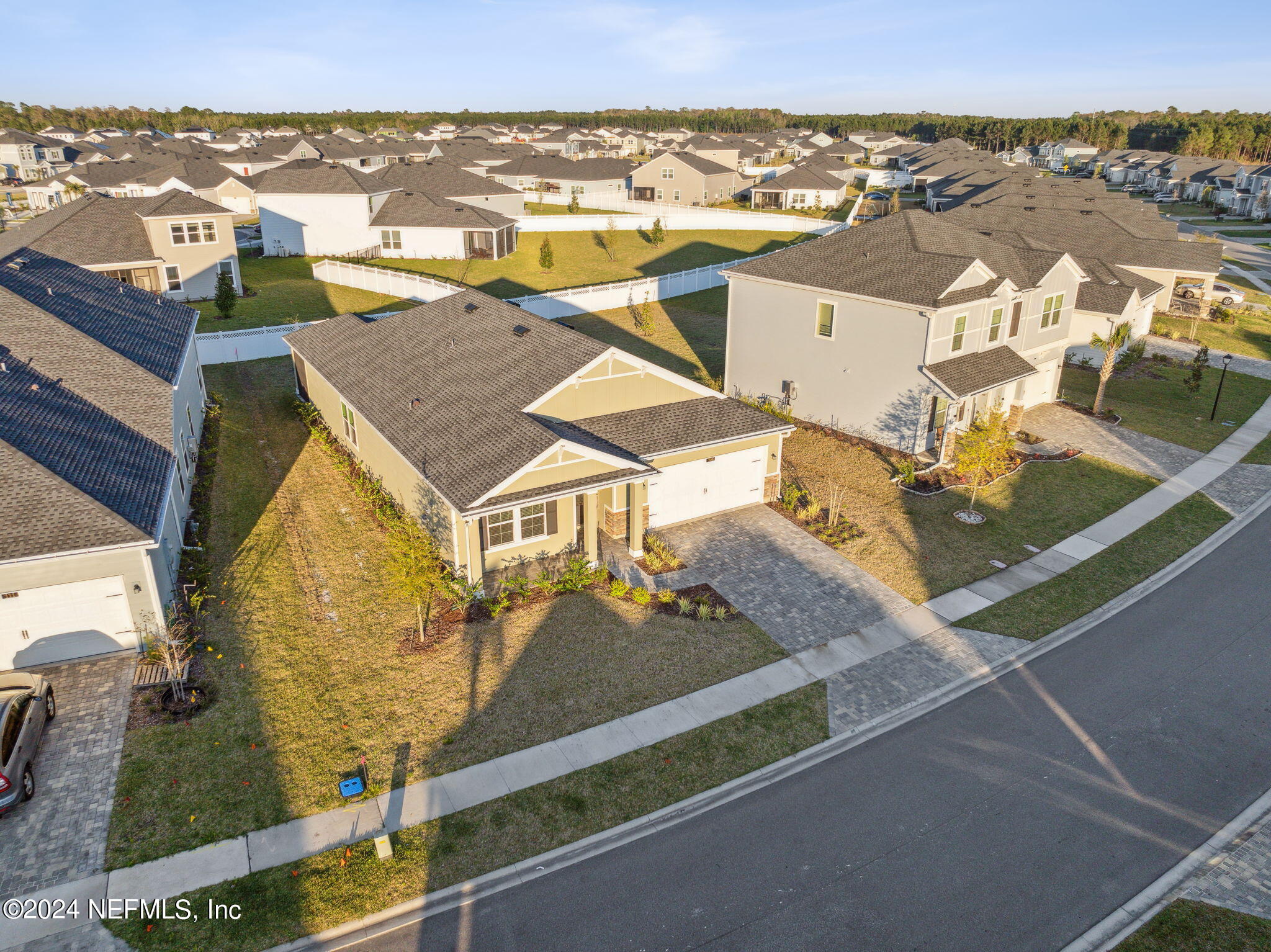 125 Varner Way St. Augustine, FL 32092 - Photo 46 of 87 an aerial view of residential houses with outdoor space