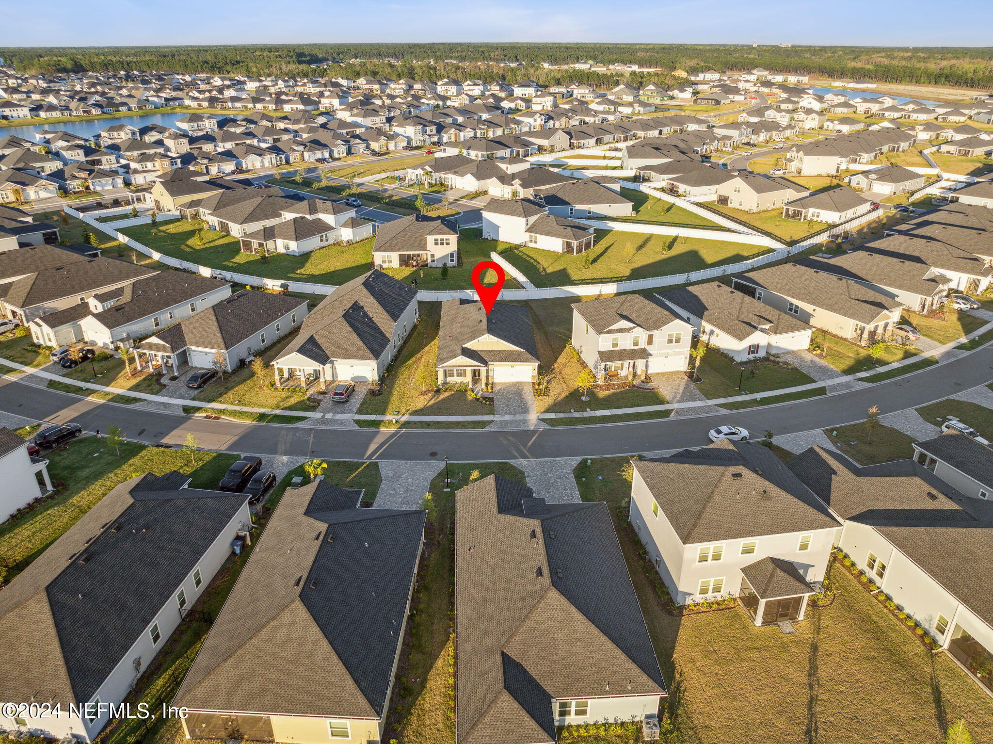 125 Varner Way St. Augustine, FL 32092 - Photo 47 of 87 an aerial view of residential houses with outdoor space
