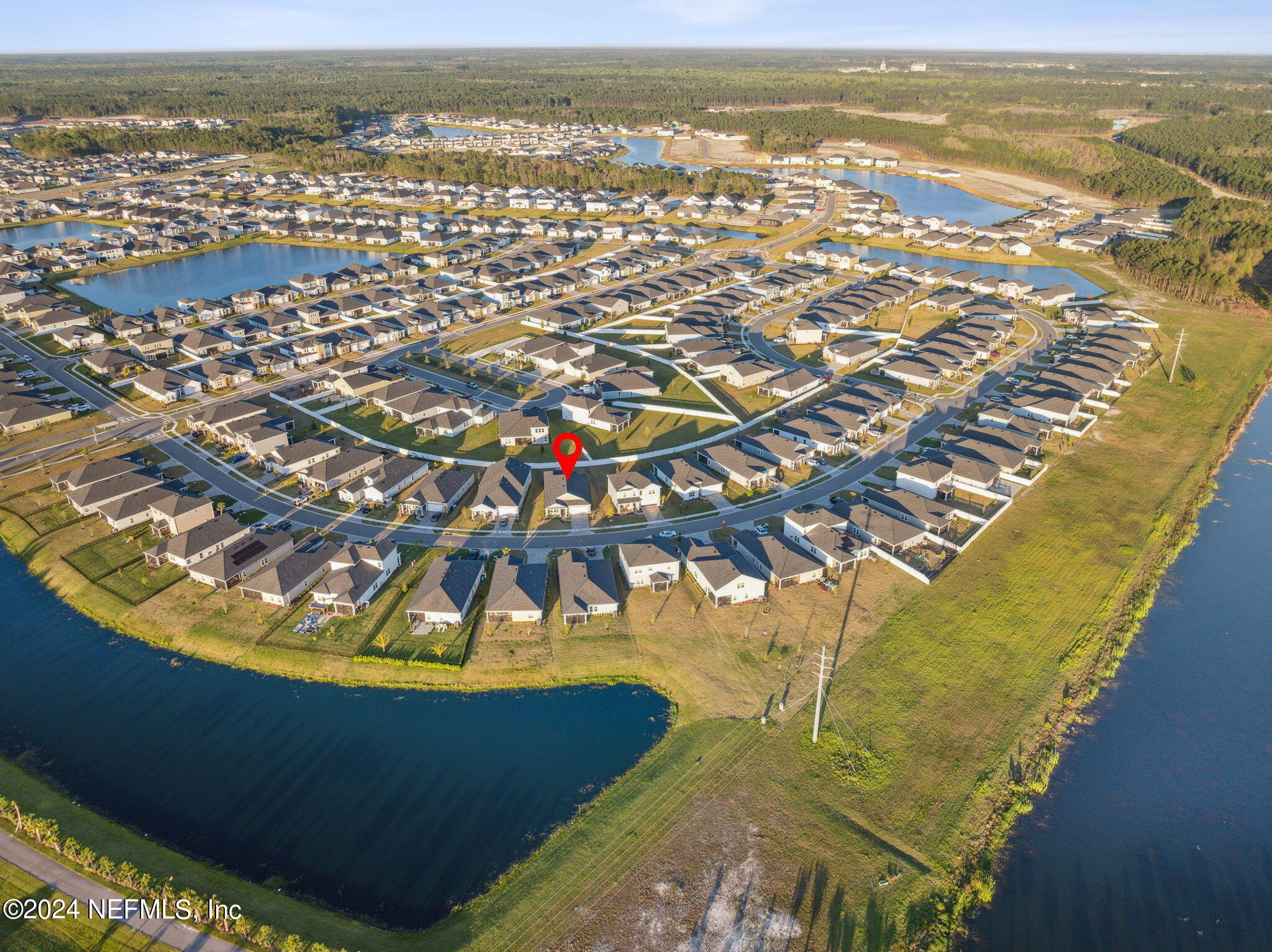 125 Varner Way St. Augustine, FL 32092 - Photo 52 of 87 an aerial view of residential houses with outdoor space