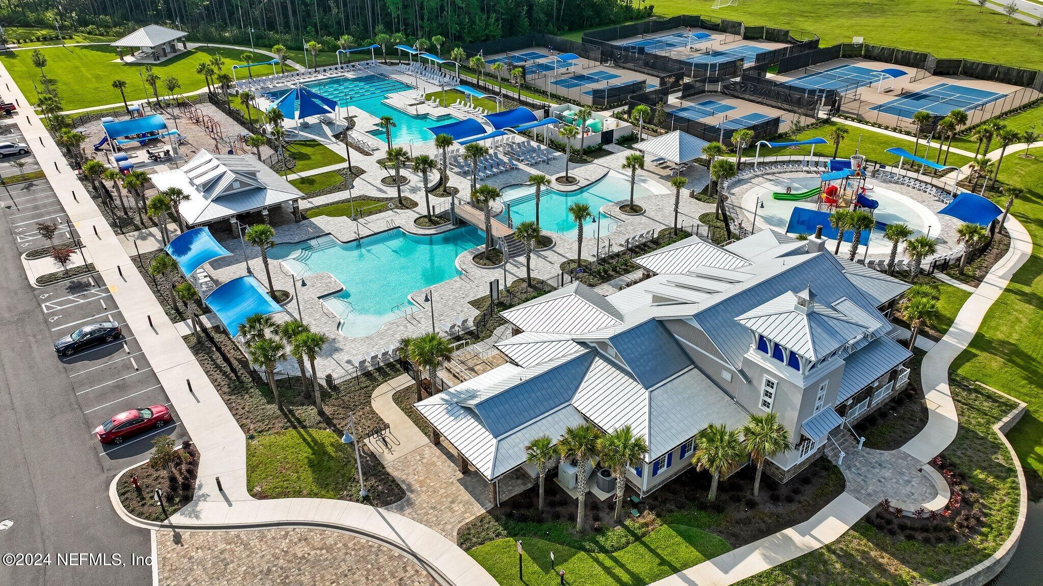 125 Varner Way St. Augustine, FL 32092 - Photo 58 of 87 an aerial view of residential house with outdoor space and swimming pool