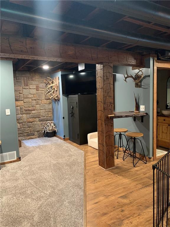 139 Hardin Run Road Georgetown, PA 15043 - Photo 27 of 50 a view of a hallway with wooden floor