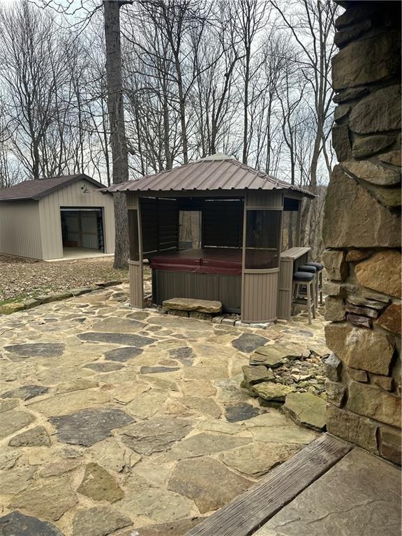 139 Hardin Run Road Georgetown, PA 15043 - Photo 49 of 50 a view of a house with snow on the road