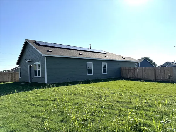 a backyard of a house