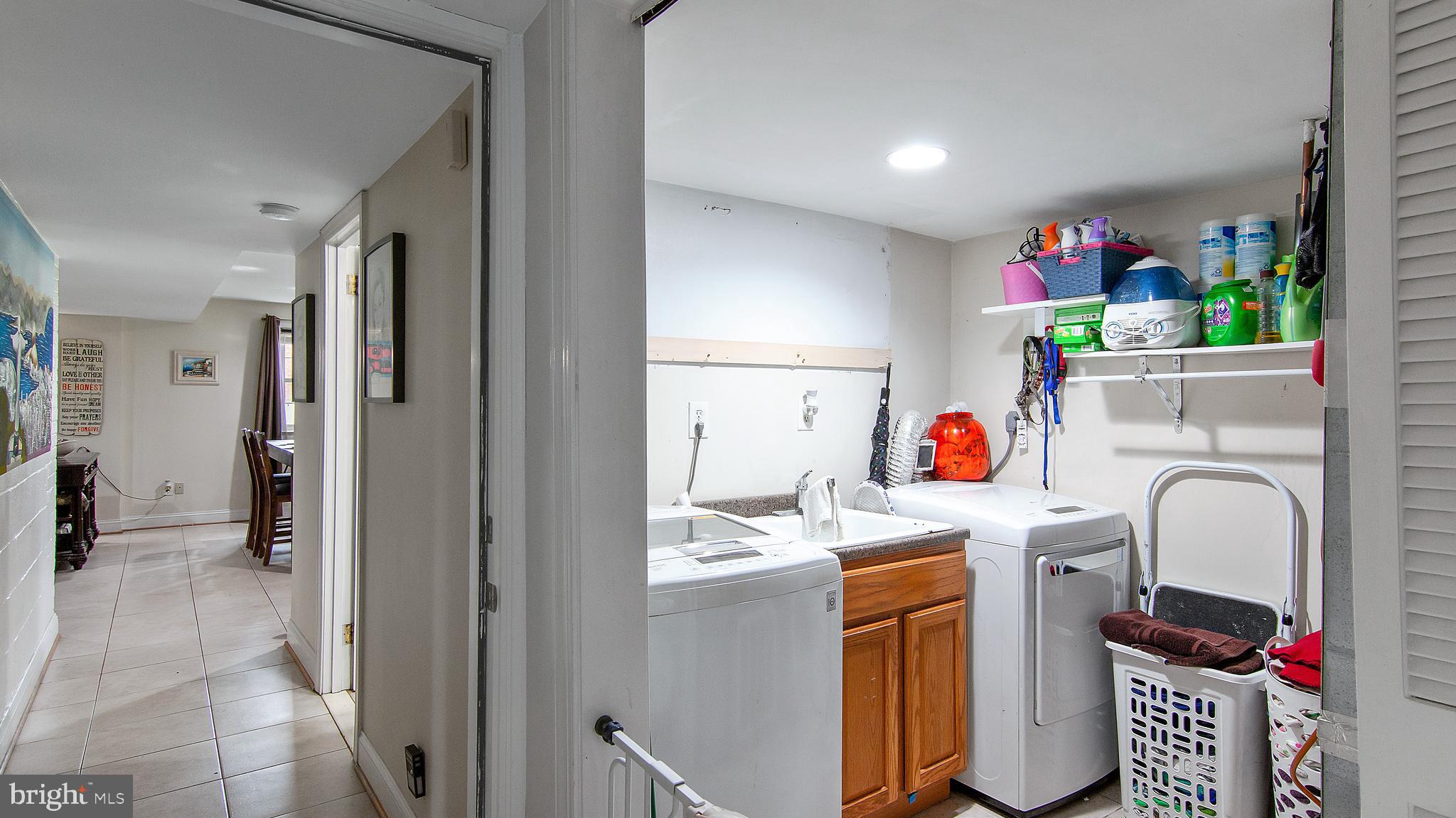 4525 Henderson Road Temple Hills, MD 20748 - Photo 40 of 46 View from in law kitchen to laundry and hall