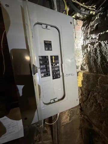 a view of water heater room