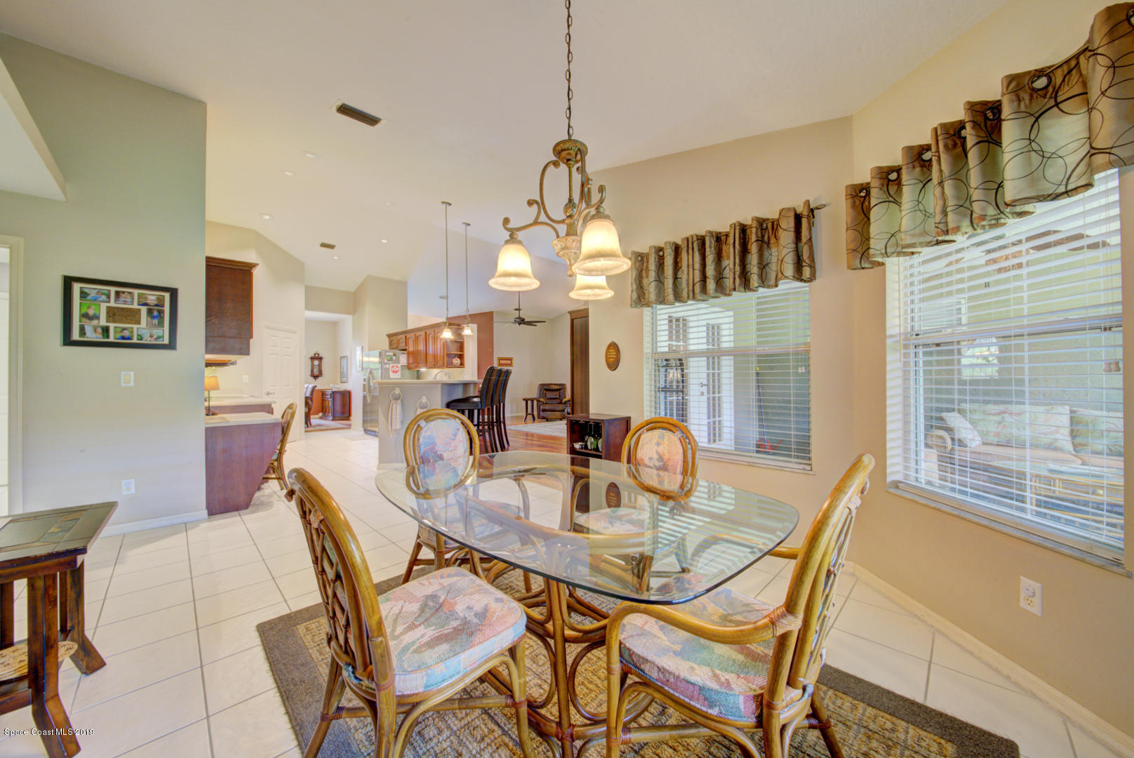 1235 Pemberton Trail Malabar, FL 32950 - Photo 15 of 32 breakfast nook with view of porch