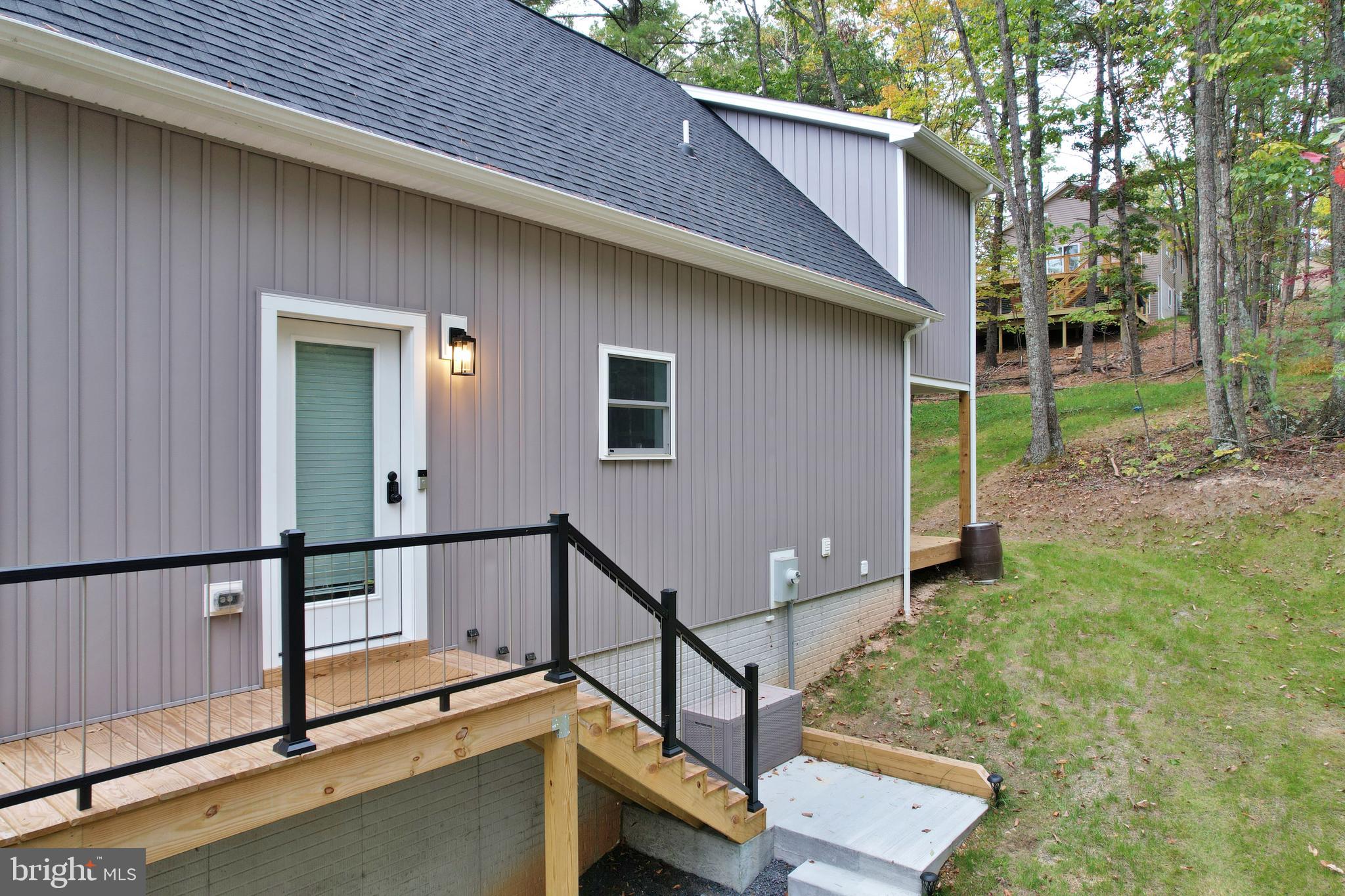 5448 Crooked Run Road Mount Jackson, VA 22842 - Photo 57 of 67 a view of backyard with deck and outdoor seating