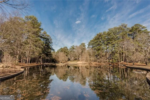 a view of boat floating on water