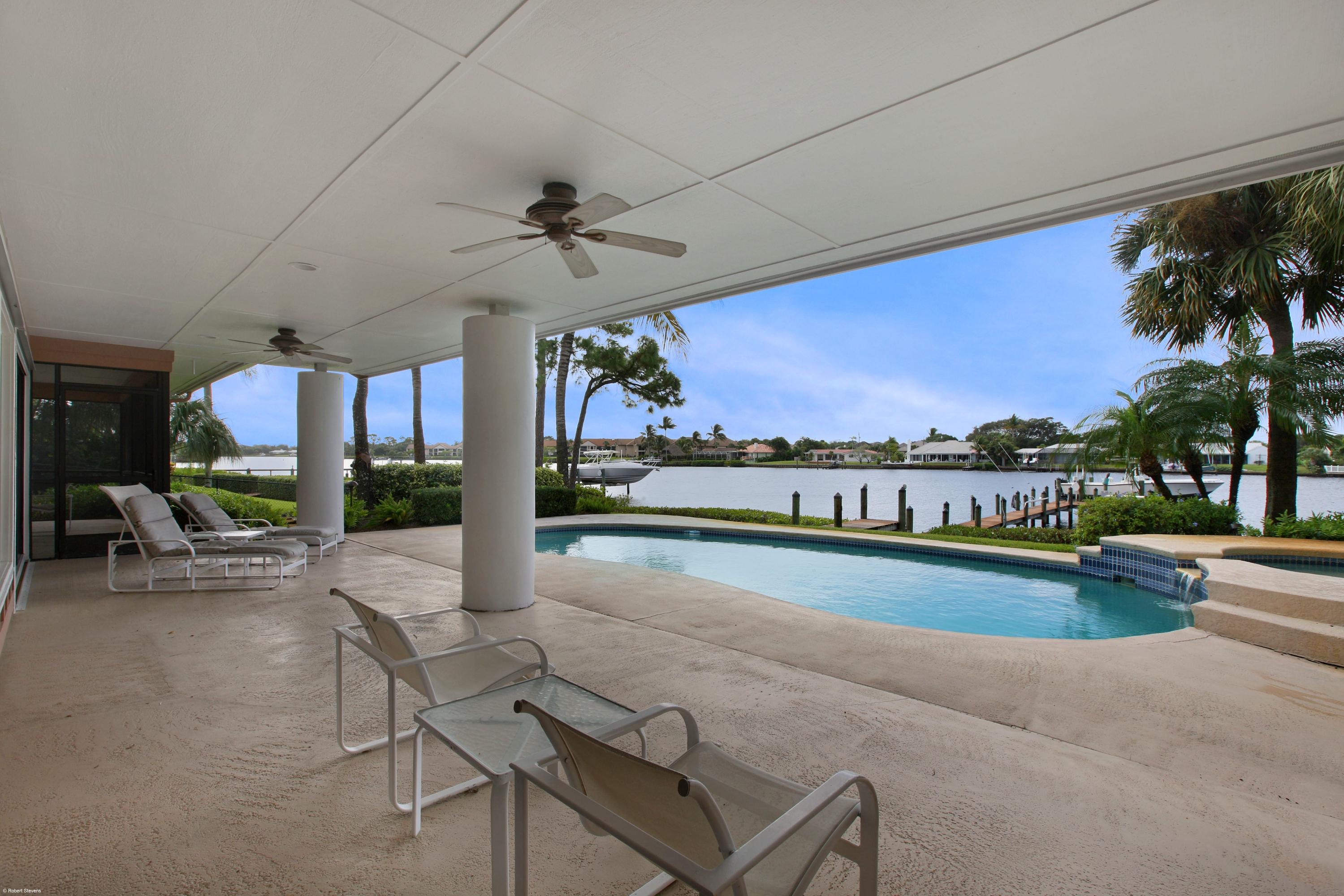 18767 Southeast River Ridge Road Tequesta, FL 33469 - Photo 19 of 27 Covered Lanai