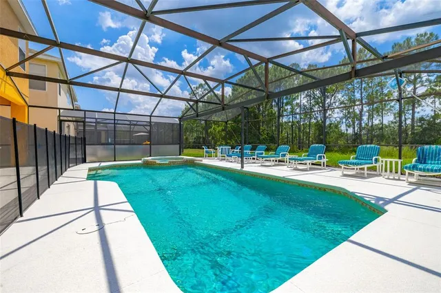 a outdoor view with a sitting space