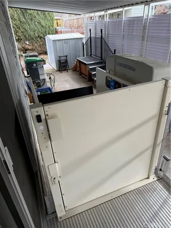 a view of storage and utility room