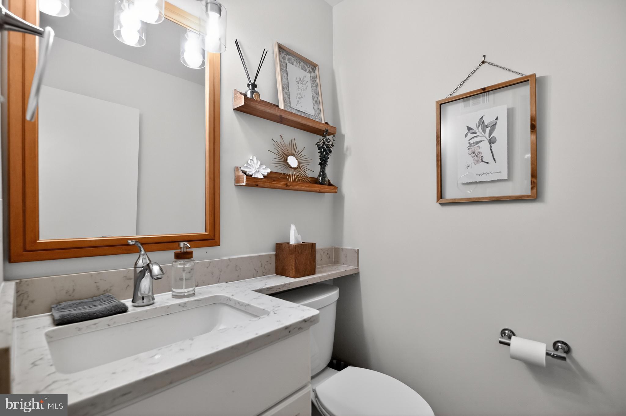 6027 Queenston Street Springfield, VA 22152 - Photo 15 of 34 Updated powder room
