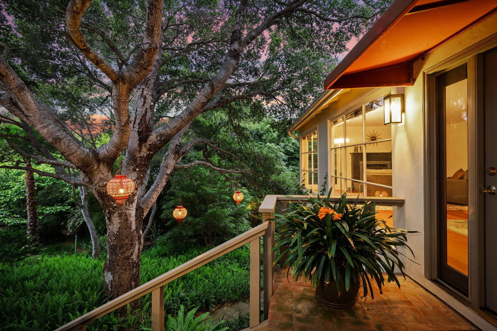 1470 School House Road Montecito, CA 93108 - Photo 36 of 41 38-web-or-mls-38 - Bedroom Patio Twiligh