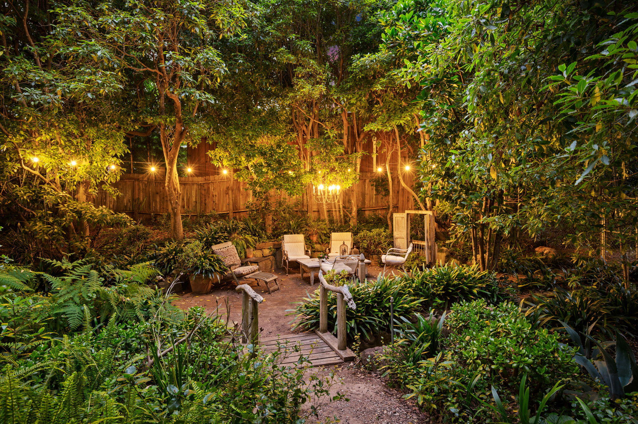 1470 School House Road Montecito, CA 93108 - Photo 39 of 41 41-web-or-mls-41 - Sitting Area Twilight