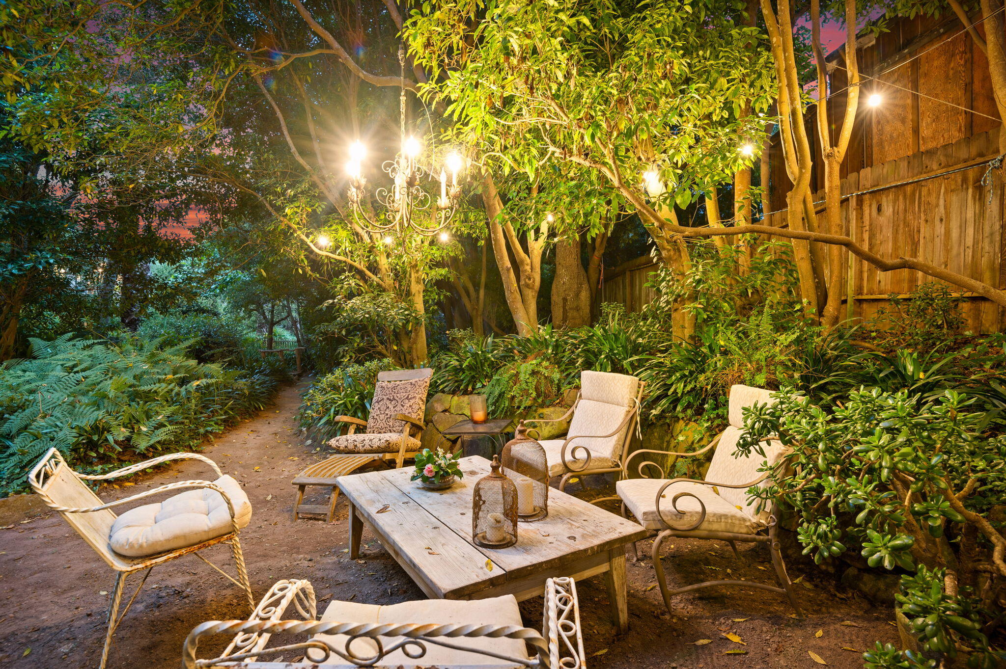 1470 School House Road Montecito, CA 93108 - Photo 41 of 41 43-web-or-mls-43 - Sitting Area Twilight