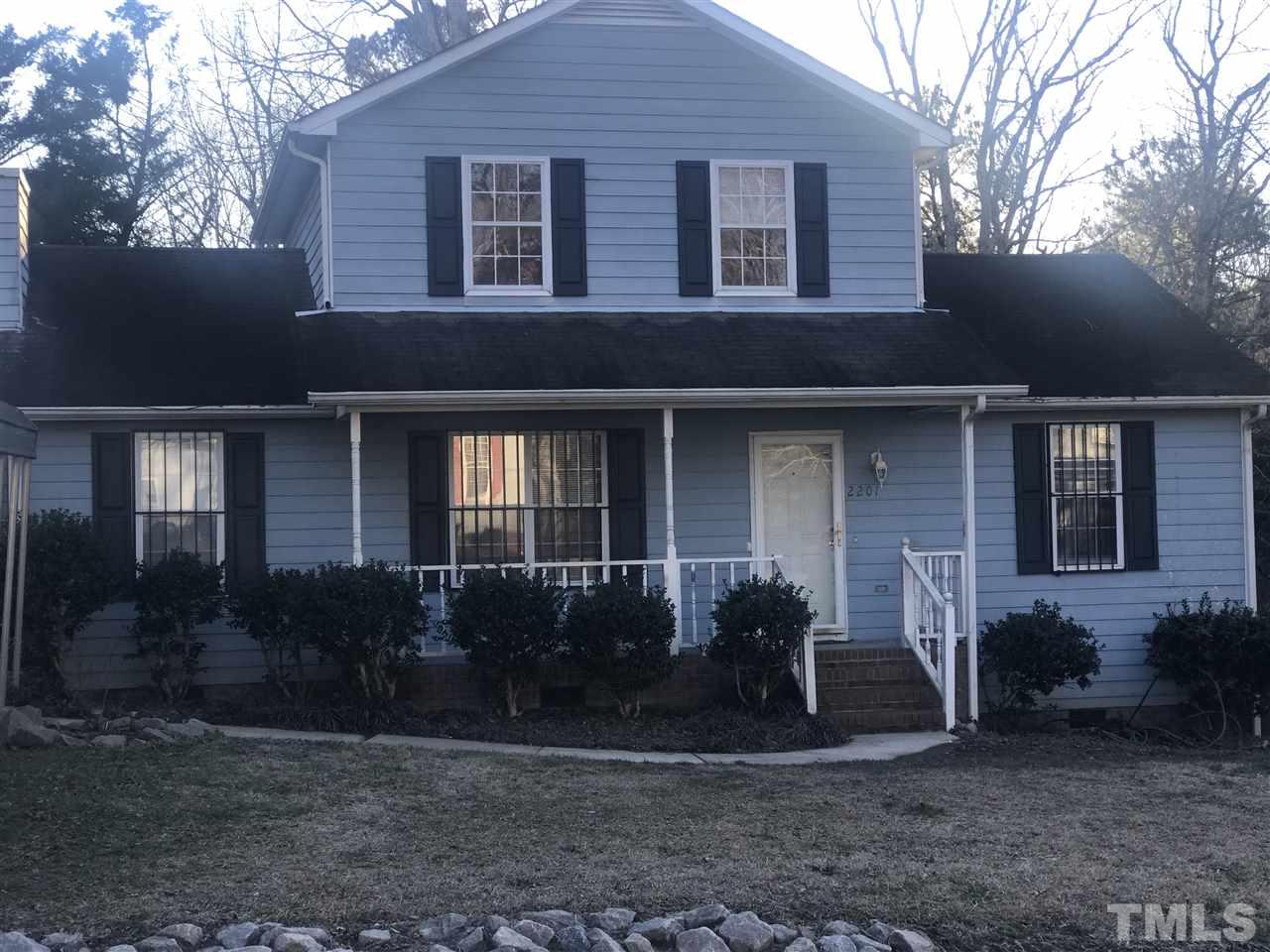 2201 Bufflehead Road Raleigh, NC 27616 - Photo 1 of 5 a front view of a house
