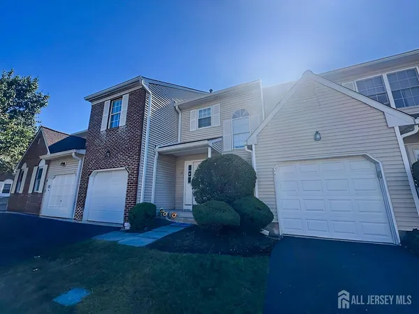 a view of backyard of house