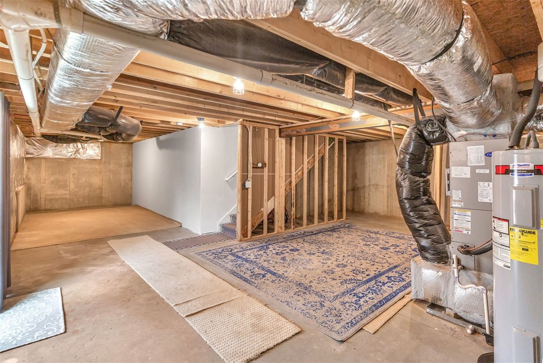 150 Queens Mill Court Pendleton, SC 29670 - Photo 26 of 37 This expansive unfinished basement offers vast potential for future customization and additional living space.