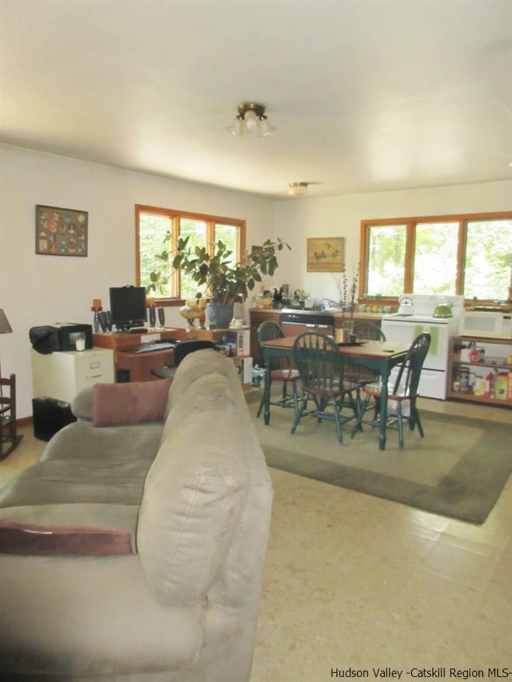 48 Saxton Flats Road Saugerties, NY 12477 - Photo 18 of 21 a view of a dining room with furniture window and outside view