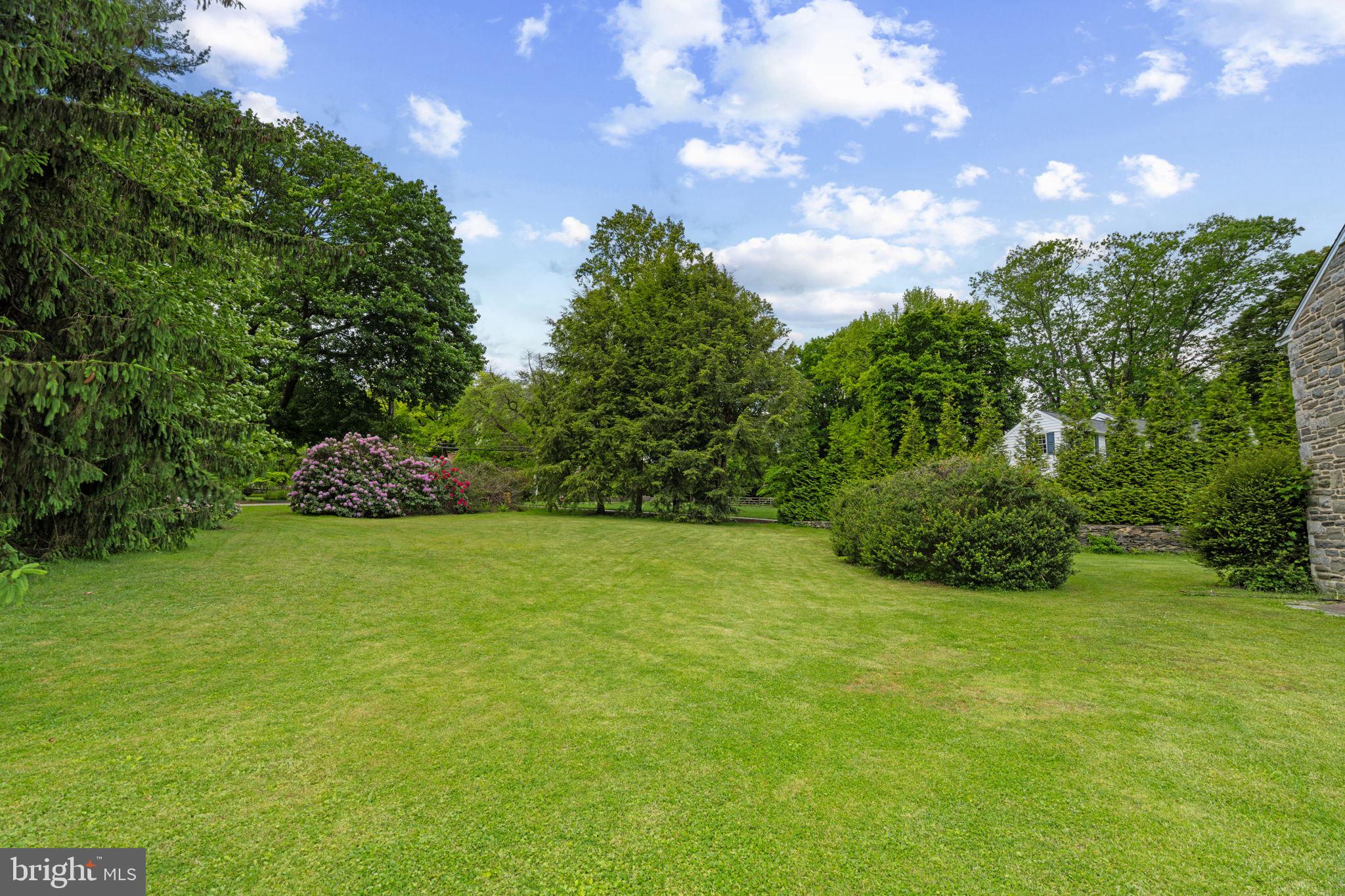 504 Conshohocken State Road Gladwyne, PA 19035 - Photo 14 of 20 a view of a big yard with plants and a garden
