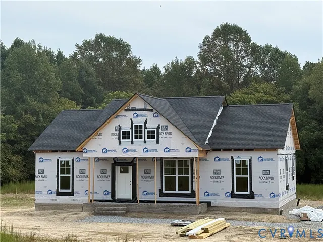 a aerial view of a house