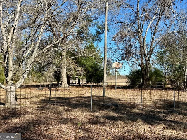 a view of outdoor space with garden