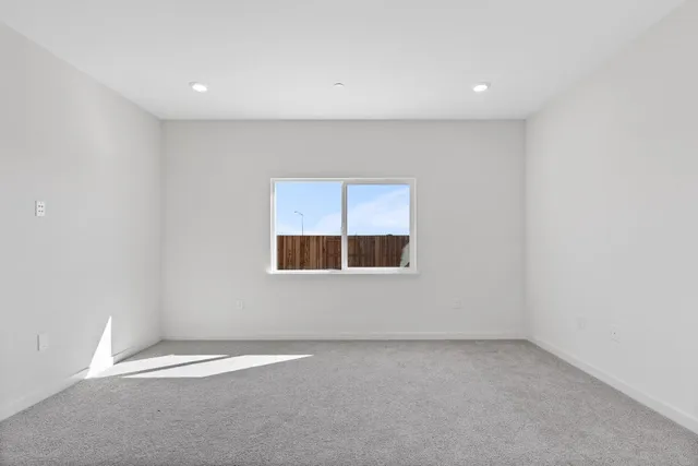 a view of an empty room