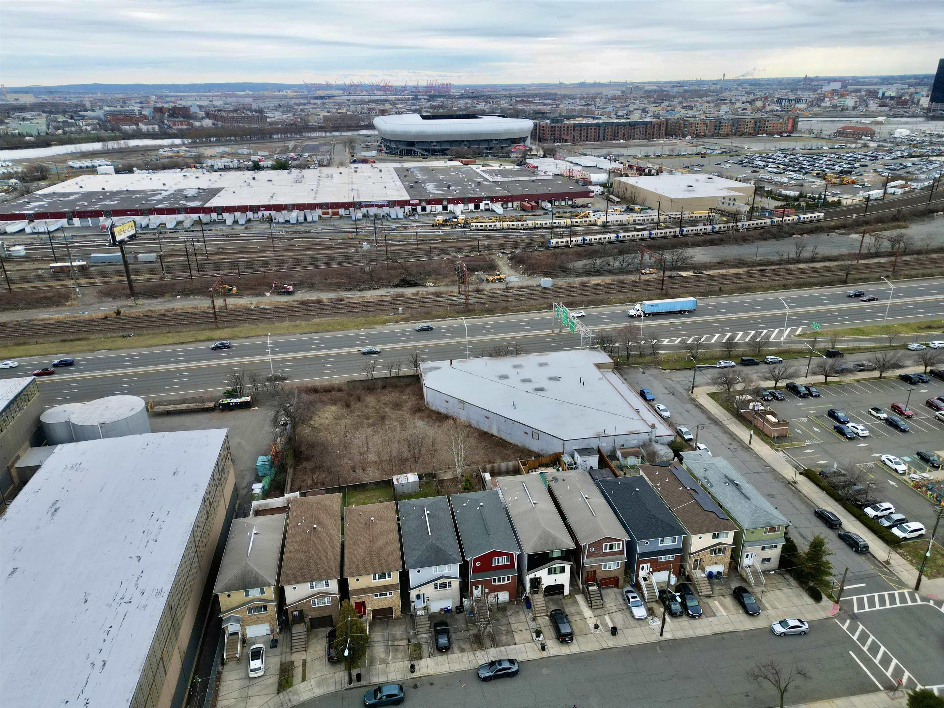 711 Bergen Street, Unit 2 Harrison, NJ 07029 - Photo 3 of 13 an aerial view of a parking