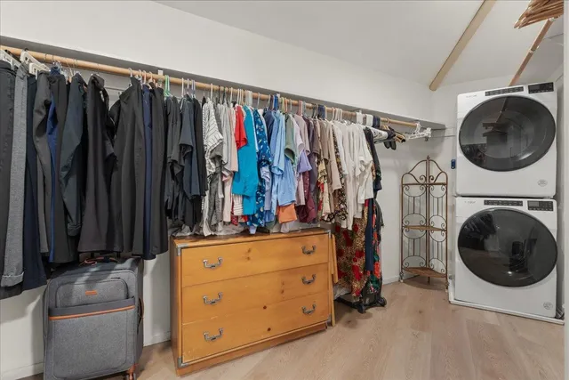 a bathroom with a sink double vanity and a mirror