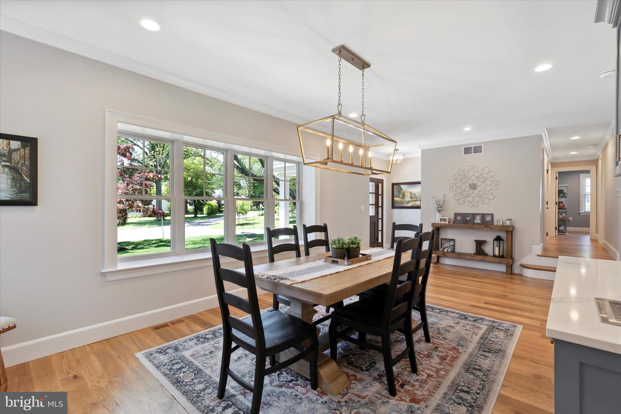 121 Hillside Road Wayne, PA 19087 - Photo 7 of 43 Dining Room and Front Entrance