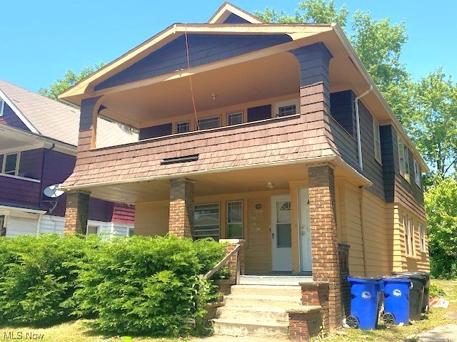 1763 Algonac Road Cleveland, OH 44112 - Photo 1 of 31 View of front facade featuring a balcony