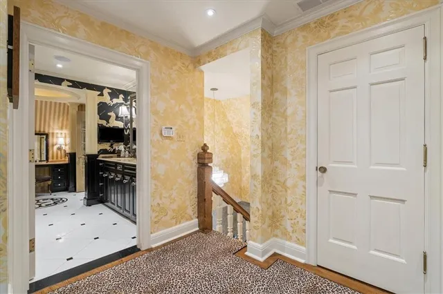 a view of walk in closet