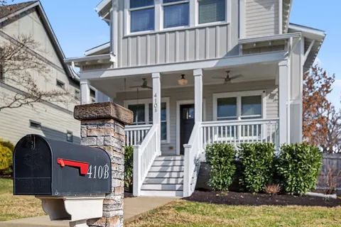 a front view of a house with entryway